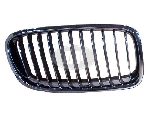 Grille Passenger Side Bmw 3 Series Sedan 2012-2018 Chrome/Black Std Model , Bm1200231U