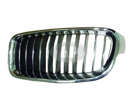 Calandre côté conducteur BMW Série 3 Berline 2012-2018 Chrome/Noir Luxe, BM1200234
