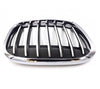 2016-2019 Bmw X1 Grille Passenger Side Ptd Silver With Chrome Frame For X-Line Model