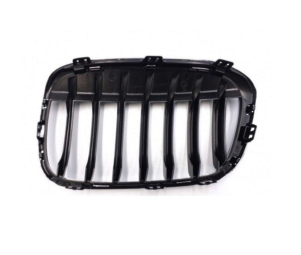 2016-2019 Bmw X1 Grille Passenger Side Ptd Silver With Chrome Frame For X-Line Model