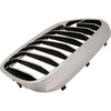 2017-2019 Bmw 5 Series Grille Passenger Side Chrome With 9 Bars With Out Luxurypkg/M-Pkg/Night Vision