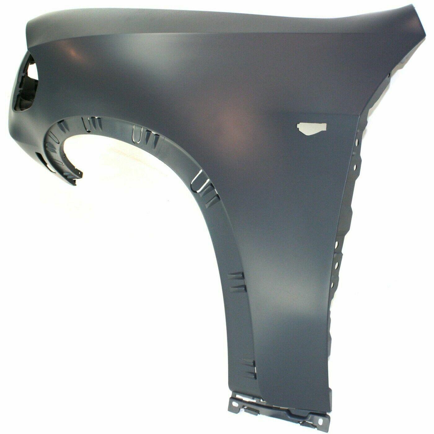 Aile avant côté conducteur BMW X5 2007-2010 avec trou pour feu de position latéral, sans trou pour lave-phare, BM1240145