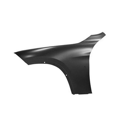 Aile avant côté conducteur BMW X1 2013-2015 sans trou pour feu de position latéral, acier, BM1240163
