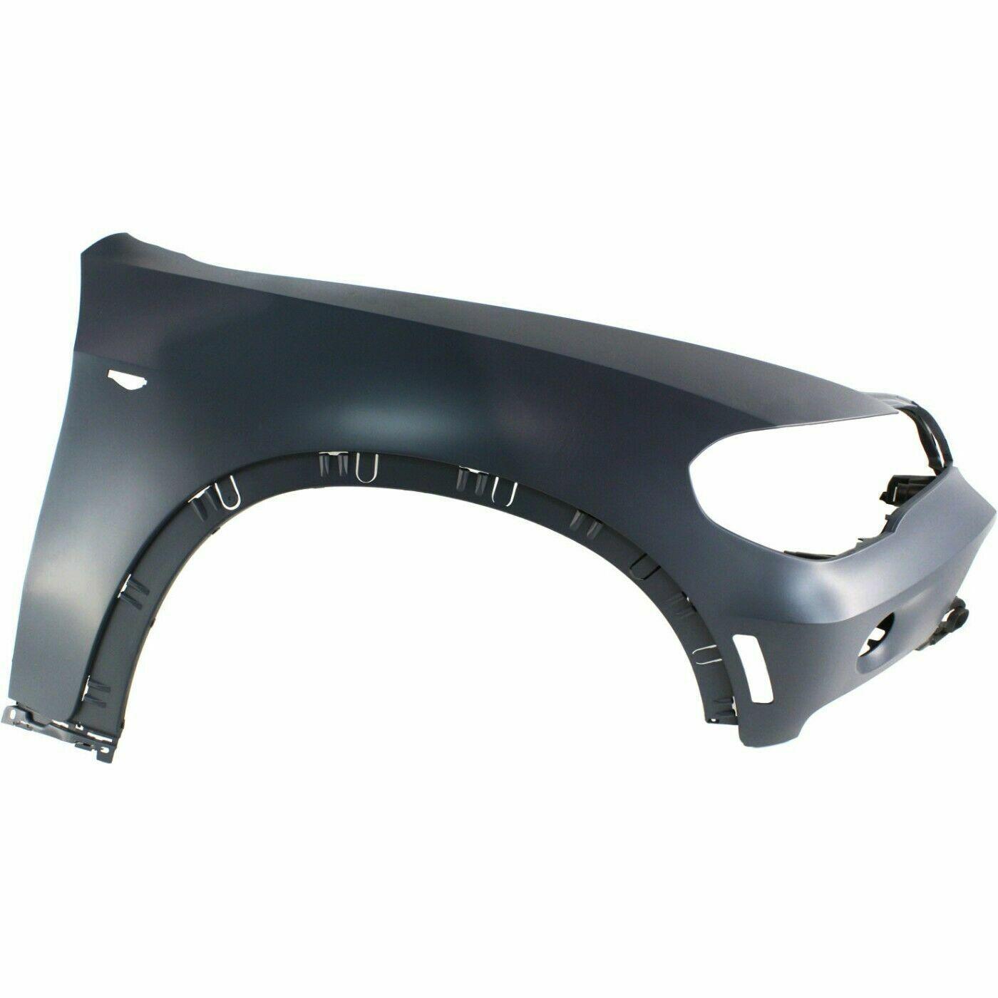 Aile avant côté passager BMW X5 2007-2010 avec trou pour feu de position latéral, sans trou pour lave-phare, BM1241145C
