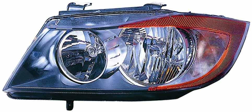 Phare avant gauche (côté conducteur) pour BMW Série 3 Berline (2006-2008), haute qualité, référence BM2502133