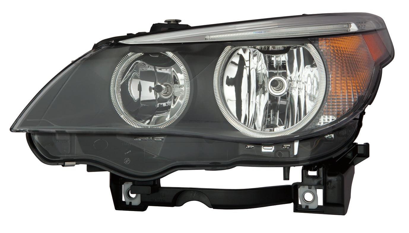 Phare avant gauche halogène haute qualité pour BMW Série 5 (2004-2007), référence BM2502134