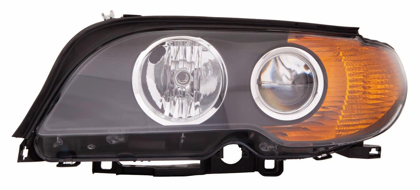 Phare avant gauche (côté conducteur) avec clignotant halogène ambre de haute qualité pour BMW Série 3 Cabriolet (2003-2006), référence BM2502143