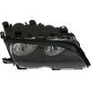 2002-2005 Bmw 3 Series Sedan Head Lamp Passenger Side Halogen Black High Quality