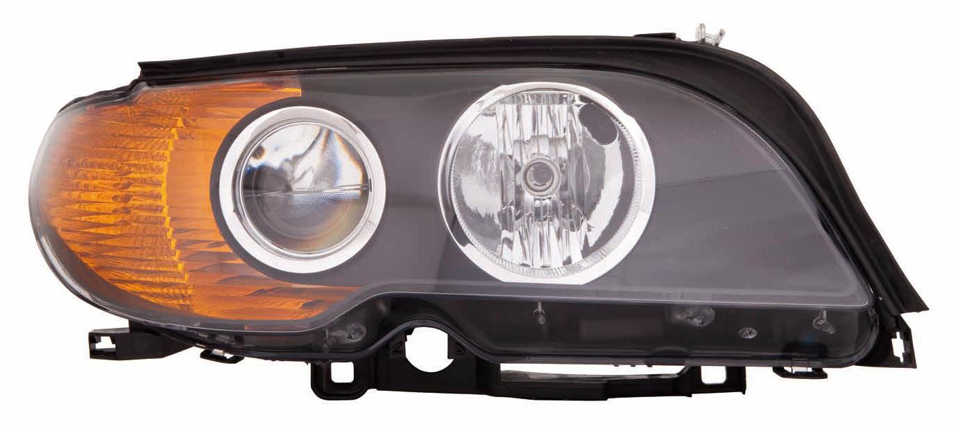 Phare avant côté passager pour BMW Série 3 Coupé 2003-2006, halogène, clignotant ambre, haute qualité, BM2503143