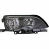 2002-2005 Bmw 3 Series Sedan Head Lamp Passenger Side Chrome Halogen High Quality