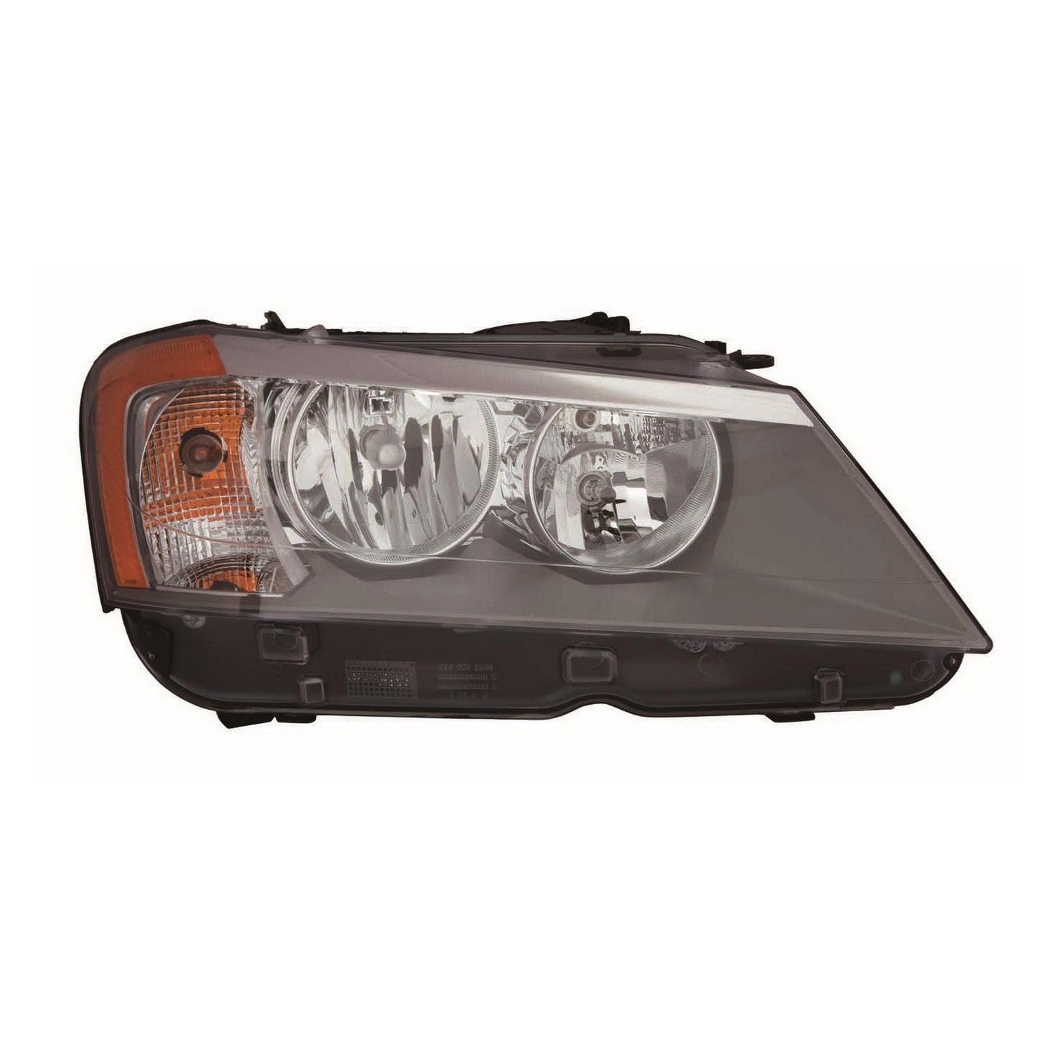 Phare avant côté passager, halogène, pour BMW X3 2011-2014, référence BM2503170C - Hunt Parts