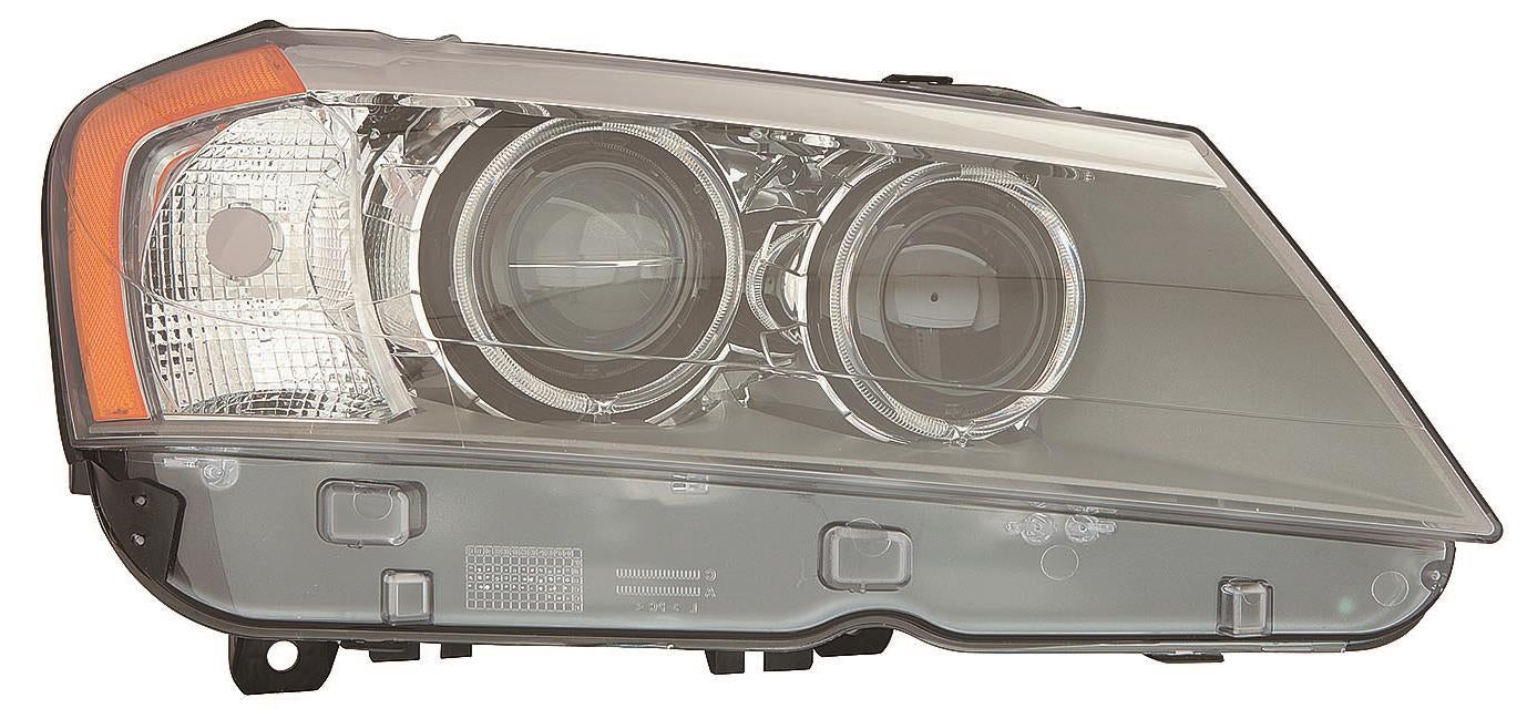 Phare avant côté passager BMW X3 2011-2014 Xénon sans phare adaptatif, référence BM2503172C - Hunt Parts