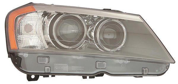 Head Lamp Passenger Side Bmw X3 2011-2014 Xenon Without Adaptive Lamp Capa , Bm2503172C