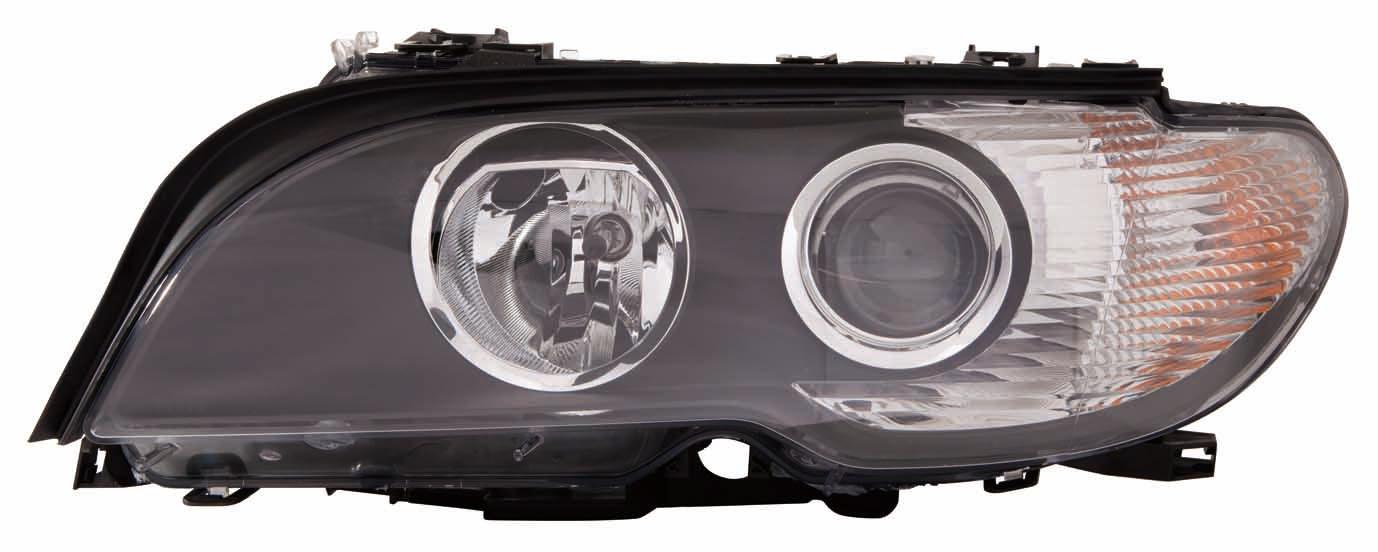 Phare avant gauche (côté conducteur) avec clignotant halogène blanc de haute qualité pour BMW Série 3 Cabriolet (2003-2006), référence BM2518112