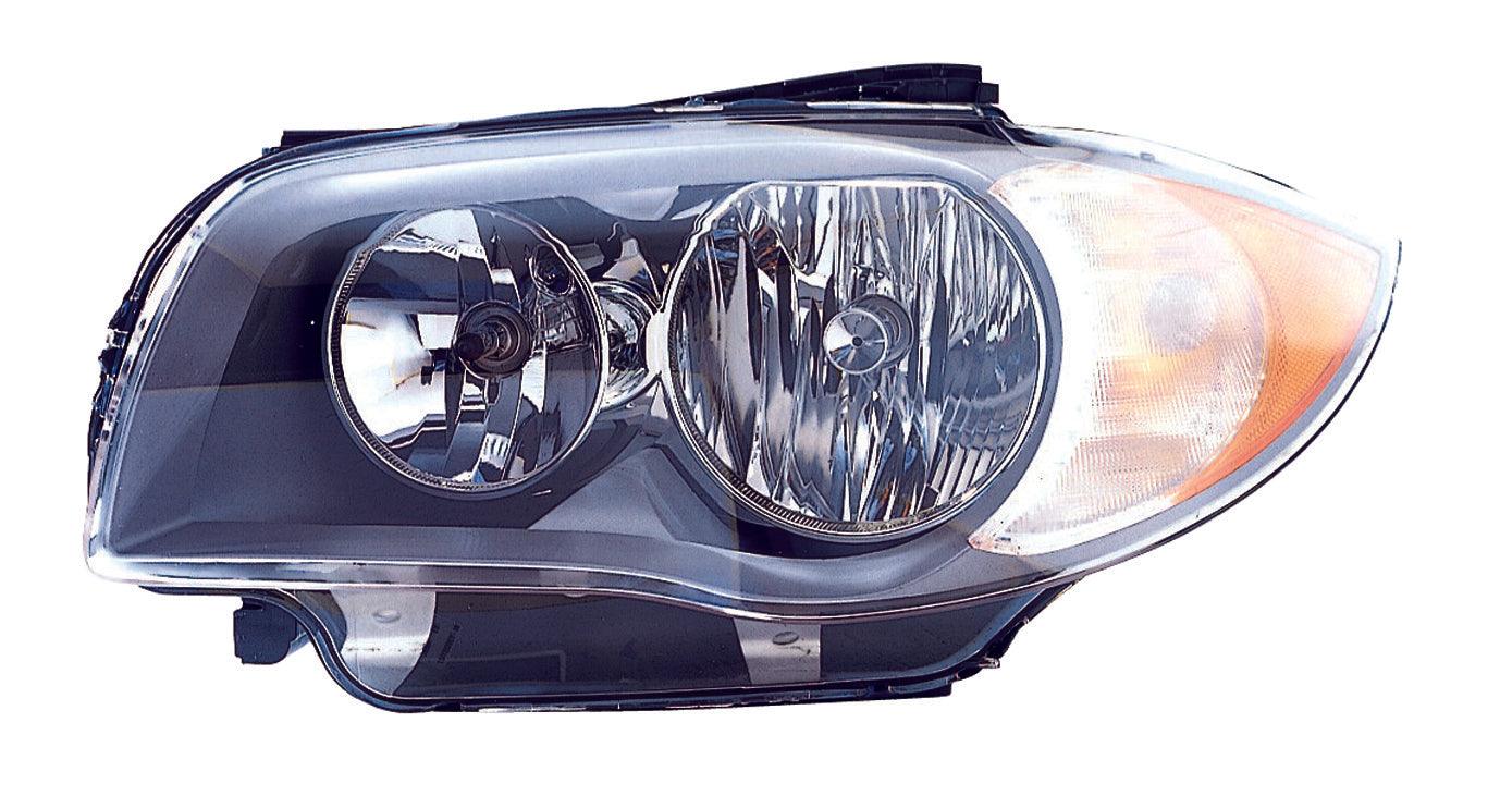 Phare avant gauche (côté conducteur) pour BMW Série 1 (2008-2011), halogène haute qualité, référence BM2518118