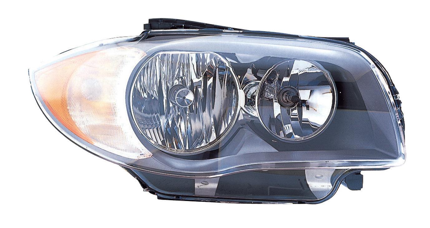 Phare avant côté passager pour BMW Série 1 (2008-2011), halogène haute qualité, référence BM2519118