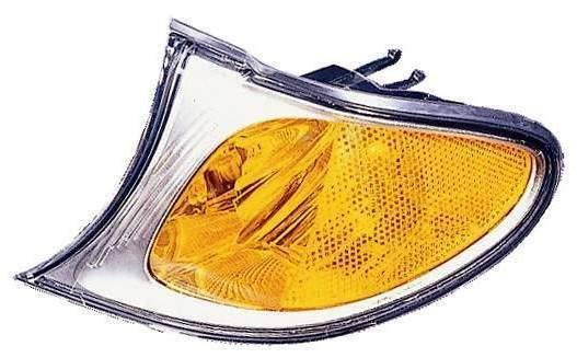 Feu de position latéral côté conducteur pour BMW Série 3 Berline 2002-2005, couleur ambre, avec enjoliveur chromé, haute qualité, BM2520110