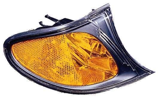 Feu de position latéral côté passager pour BMW Série 3 Touring (2002-2005), lentille ambre, contour noir, haute qualité, BM2521109