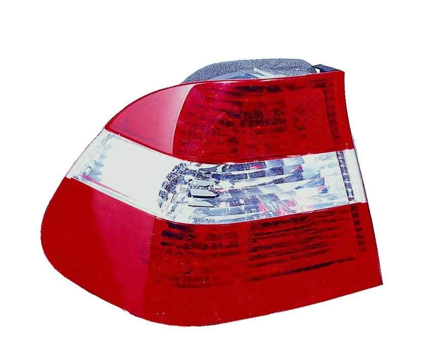 Feu arrière côté conducteur pour BMW Série 3 Berline 2002-2005, transparent/rouge, haute qualité, BM2800111