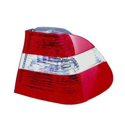 Feu arrière côté passager pour BMW Série 3 Berline 2002-2005, transparent/rouge, haute qualité, BM2801111