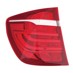 Feu arrière côté conducteur pour BMW X3 2011-2017 sans phare xénon/LED, référence BM2804112C - Hunt Parts