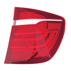 Feu arrière côté passager pour BMW X3 2011-2017 sans phare xénon/LED, référence BM2805112C - Hunt Parts