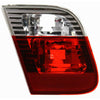 2002-2005 Bmw 3 Series Sedan Trunk Lamp Driver Side (Back-Up Lamp) Clear/Red Lens High Quality