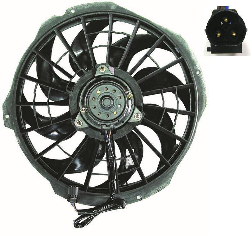 Ensemble ventilateur de climatisation pour BMW Série 3 Coupé 1993-1997 (avec cache ventilateur), BM3113106