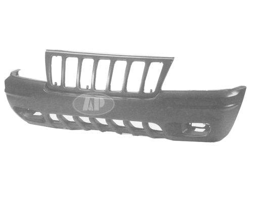 Pare-chocs avant noir pour Jeep Grand Cherokee 1999-2000 (édition limitée) avec emplacement pour feu antibrouillard, CH1000266B