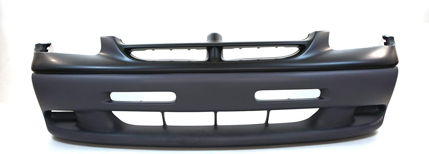 Pare-chocs avant Dodge Caravan 1996-1998, finition mate, sans antibrouillard, CH1000272B