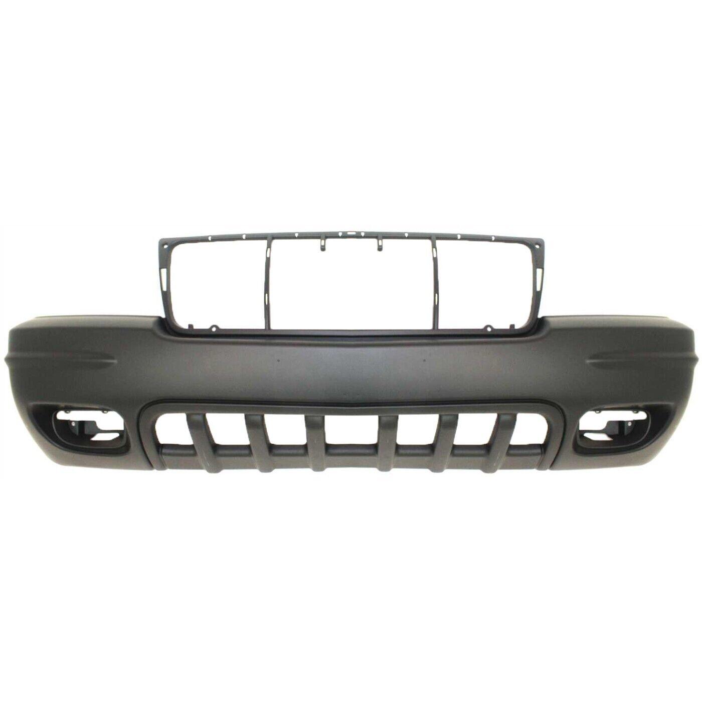 Pare-chocs avant Jeep Grand Cherokee 2001-2003 apprêté, version limitée, avec emplacement pour phare antibrouillard, CH1000311