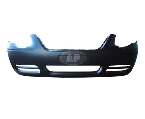 Pare-chocs avant apprêté pour Chrysler Town & Country 2005-2007 (sans antibrouillard), CH1000434