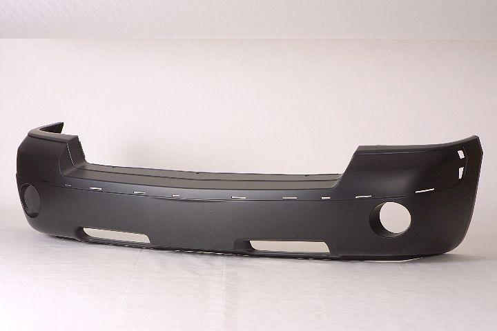 Pare-chocs avant apprêté pour Dodge Dakota 2005-2007 avec emplacement pour phare antibrouillard et cache pour moulure, CH1000443C