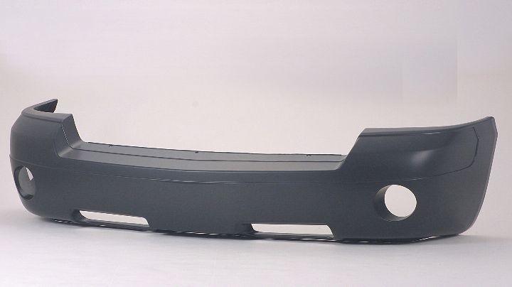 Pare-chocs avant apprêté pour Dodge Dakota 2005-2007, avec trou pour phare antibrouillard, sans trou pour moulure, CH1000444