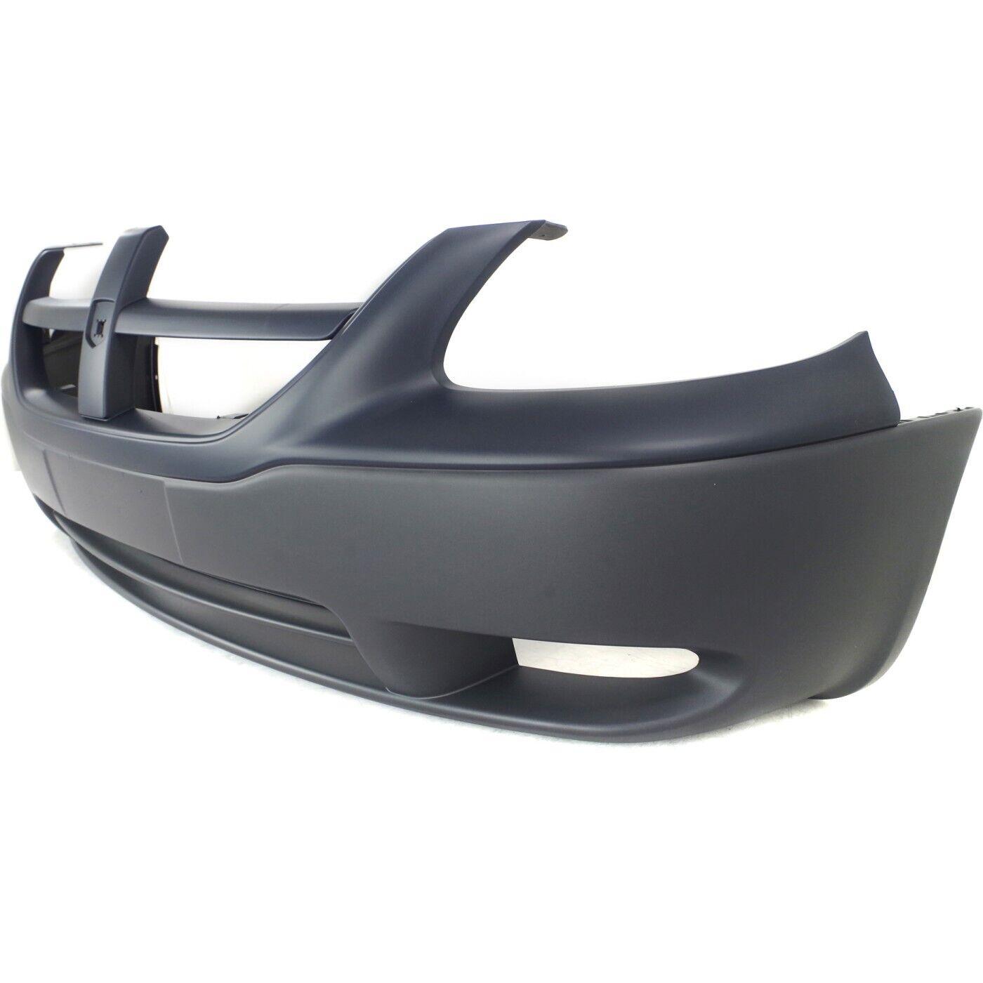 Pare-chocs avant supérieur Dodge Caravan 2005-2007, partie inférieure texturée noire, CH1000449