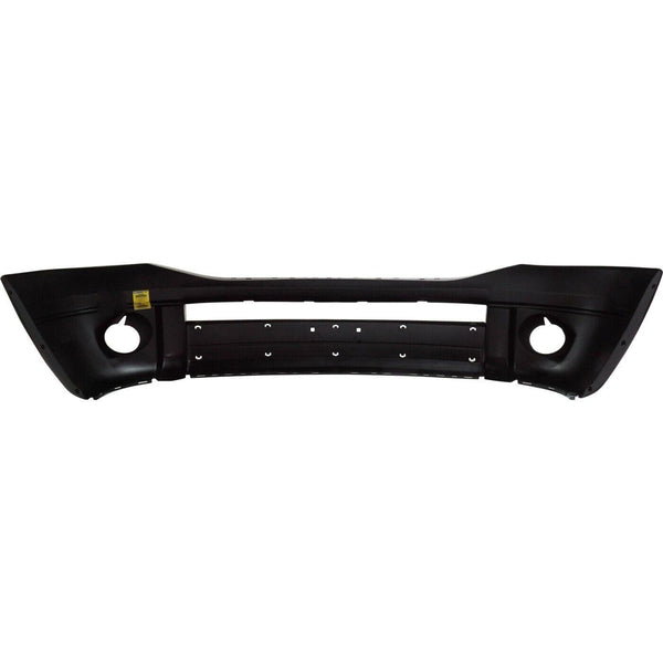 2006-2009 Dodge Ram Mega Cab Bumper Front Primed With Hole For Chrome Insert Capa
