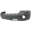 2005-2007 Dodge Dakota Bumper Front Textured Dark Gray With Fog Lamp Hole /Moulding Hole Capa