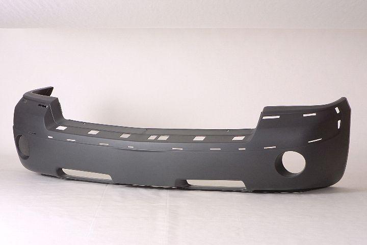 Pare-chocs avant Dodge Dakota 2005-2007, gris foncé texturé, avec emplacement pour feu antibrouillard/moulure, CH1000894
