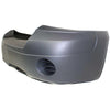 2005-2007 Dodge Dakota Bumper Front Textured Gray With Out Fog With Out Moulding Capa