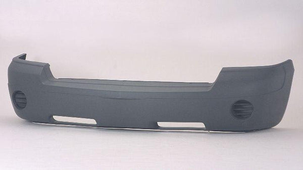2005-2007 Dodge Dakota Bumper Front Textured Gray With Out Fog With Out Moulding