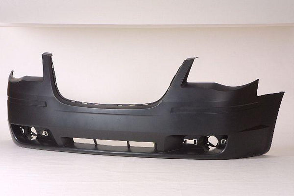 2008-2010 Chrysler Town Country Bumper Front Primed Without Washer Hole And Mldg Hole
