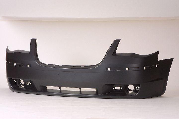 Pare-chocs avant apprêté pour Chrysler Town & Country 2008-2010, sans trou pour rondelle, avec trou pour moulure, CH1000929