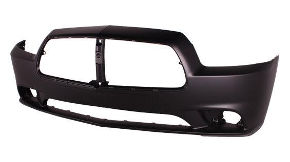 Pare-chocs avant pour Dodge Charger 2011-2014 sans régulateur de vitesse adaptatif, apprêté, CH1000992