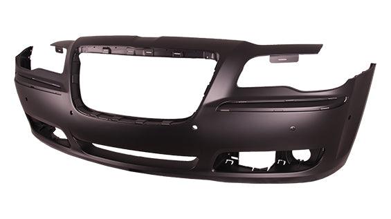 2011-2014 Chrysler 300 Bumper Front With Sensor Hole Primed Exclude Srt-8 Capa