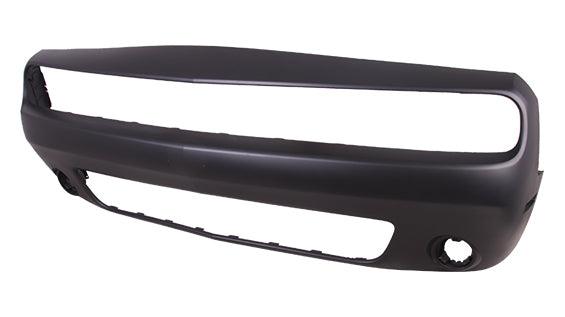Pare-chocs avant apprêté pour Dodge Challenger 2015-2021 avec antibrouillards ronds, sans kit carrosserie large, CH1000A20C