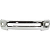 2010 Dodge Ram 3500 Bumper Face Bar Front Chrome With Fog Lamp Hole