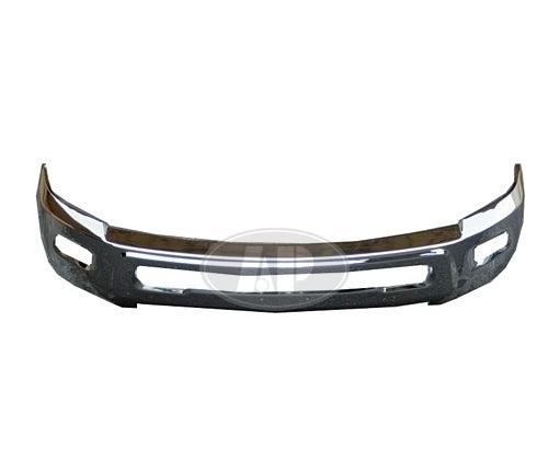 2010 Dodge Ram 3500 Bumper Face Bar Front Chrome With Fog Lamp Hole