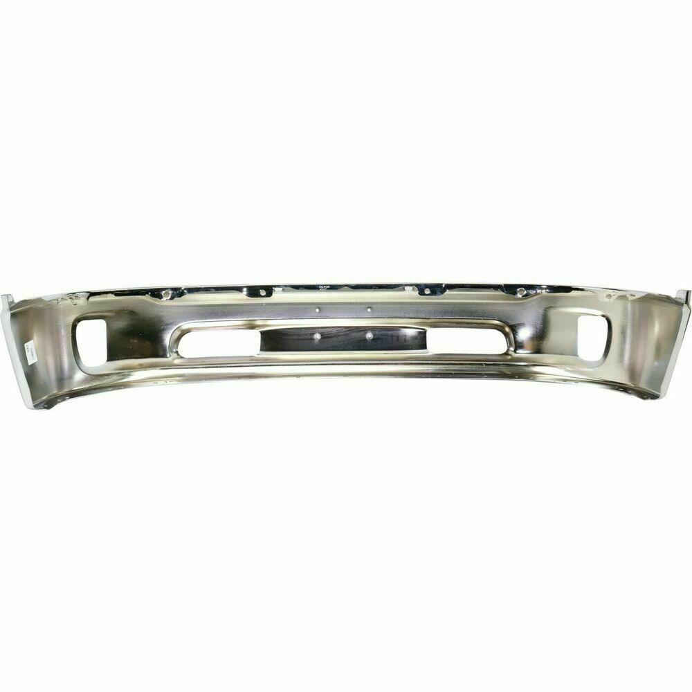 Pare-chocs avant chromé pour Dodge Ram 1500 (2013-2018), sans capteur, avec cache pour feux antibrouillard, CH1002396C