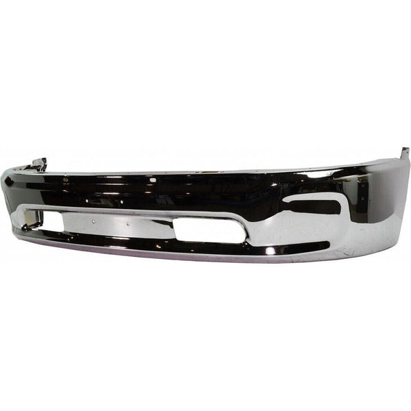 2019-2021 Ram Ram 1500 Classic Bumper Face Bar Front Chrome Without Sensor Without Fog Lamp Hole Capa