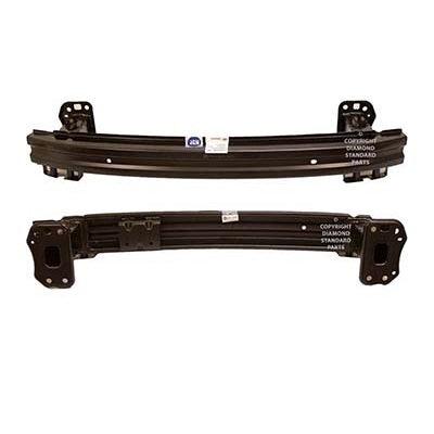 2014-2018 Jeep Cherokee Rebar Front With Adaptive Cruise With Tow Hook Steel